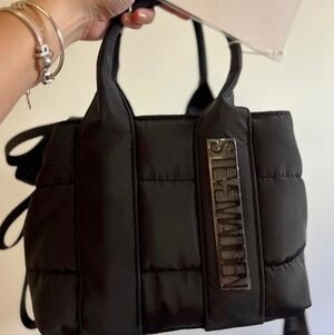 NEW Steve Madden Puffer Crossbody Handbag with Iron On  Patches